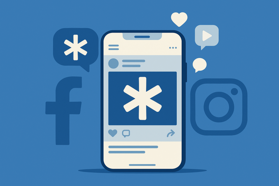 מספר כוכבית למדיה חברתית